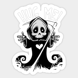 Cute Skeleton wants Hug Sticker